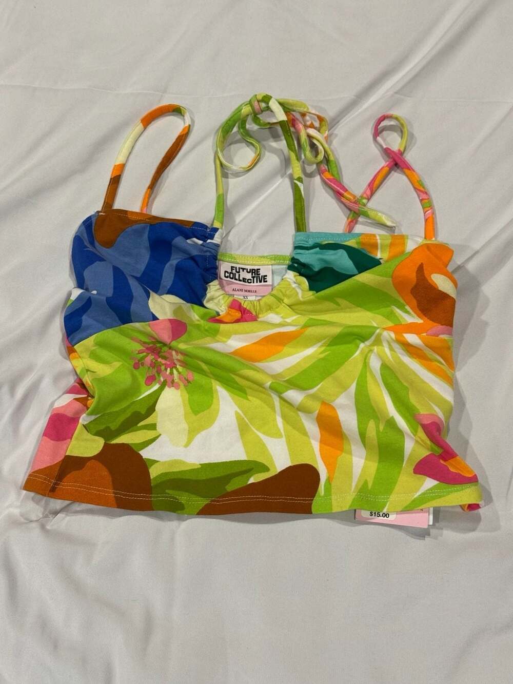 Future Collective Women's Strappy Halter Knit Tank